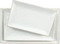 Kassel Ceramic Serving Platter Set | 16”/14”/12” Rectangular Serving Trays for Entertaining at Parties and Weddings | Oven Safe XL Serving Trays for Tacos, Steak and Cake