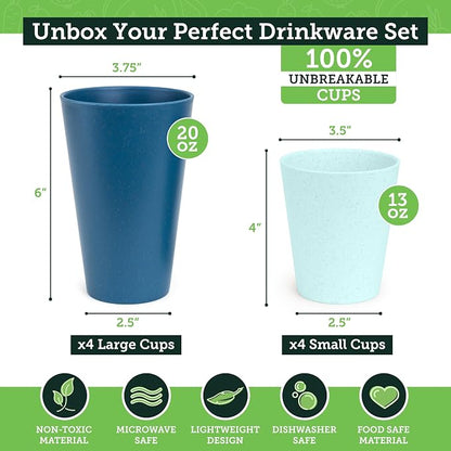 Grow Forward Premium Wheat Straw Cups - Image 3