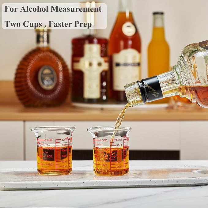 High Borosilicate Glass Measuring Cup-V-Shaped Spout，Glass Measuring Beaker - Image 8