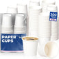 Fit Meal Prep 4 oz Disposable White Paper Cups by FMPBRANDS