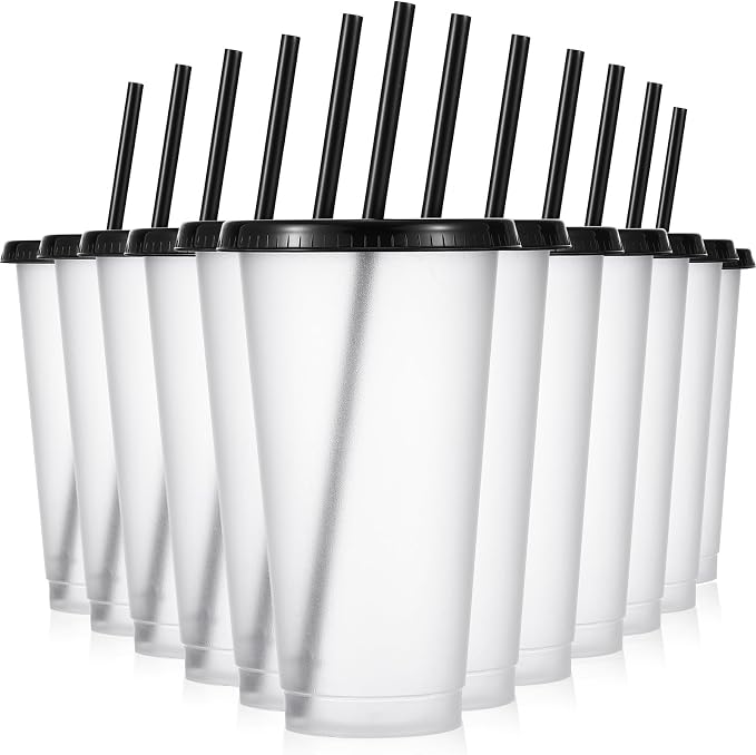 Mifoci 12 Pcs Plastic Tumbler by Mifoci
