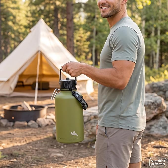 Konokyo 87 oz Insulated Stainless Steel Water Bottle Jug - Image 7