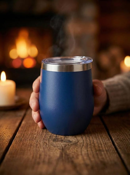 CHILLOUT LIFE 12 oz Stainless Steel Wine Tumbler - Image 8
