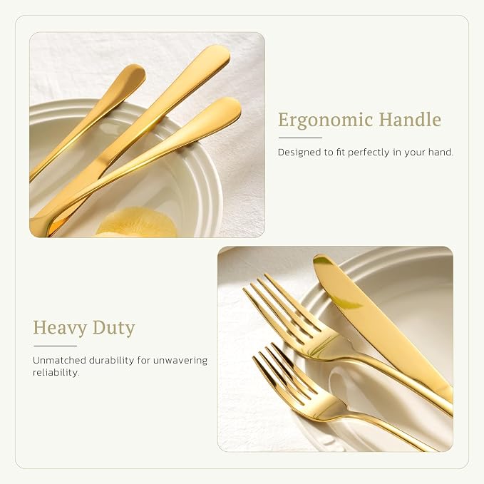 Astercook 24-Piece Silverware Set - Image 5