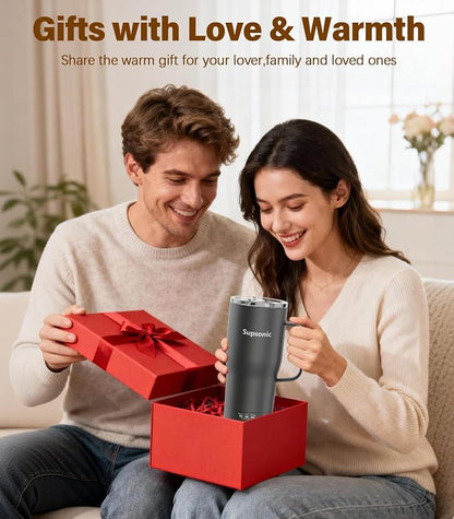 Supsonic Heated Coffee Mug, 20oz Electric Temperature Control Cup | Keeps - Image 5