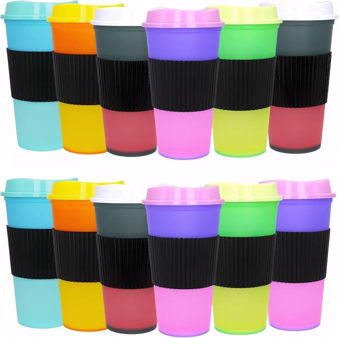 Color Changing Cups, 5 Pack 24oz Plastic Tumblers, Reusable Iced Coffee & by Alohastarttg