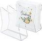 SILUT 2 Pack Clear Napkin Holder for Table, Kitchen Napkins Holder, Cocktail Napkin Holder, Napkin Dispenser for for Restaurant, Bar napkin holder, Napkin Freestanding Holder
