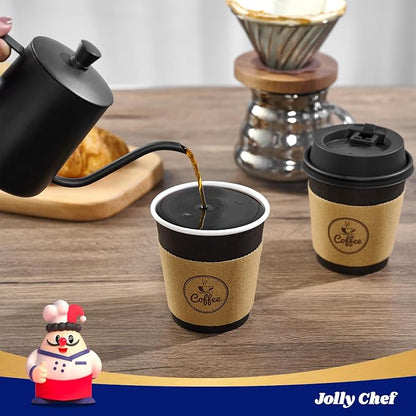 JOLLY CHEF 100 Count 10 oz Coffee Cups - Image 5