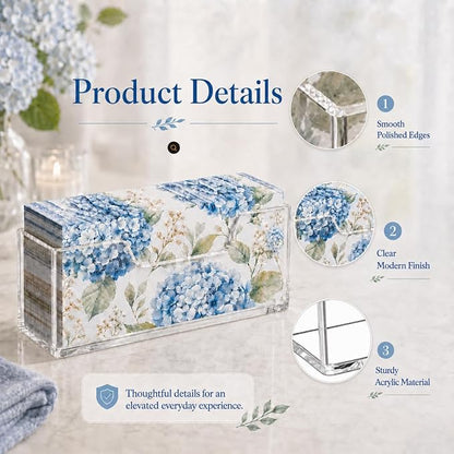 LveSunny Vertical Acrylic Napkin Holder, Space-Saving Guest Towel Holder - Image 5