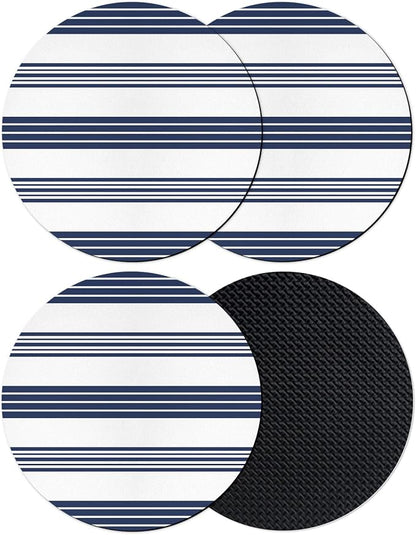 Modern Minimalist Art Coasters Set of 4, Absorbent Coasters by Unknown