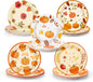 50Pcs Thanksgiving Day Fall Paper Plates Disposable 7inch Party Dessert Plates by Unknown
