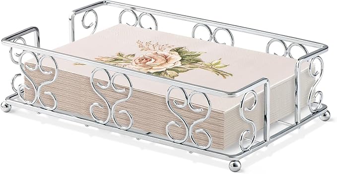 Stainless Steel Napkin Holder for Table, Kitchen Countertop, Dinner Table by ZHITHINK