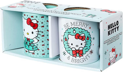 Silver Buffalo Sanrio Hello Kitty Christmas, 2 Pack Ceramic Mug Set, 14oz | - Image 10