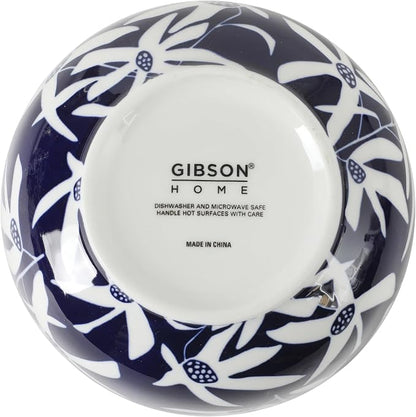 Gibson Home Ivory Estate 4-Piece Cereal Bowl Set, 5.5 Inch Round Stoneware Bowls - Image 8