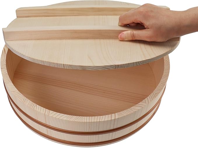 Kichgather Wooden Sushi Rice Bowl - Image 5