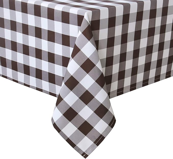 Checkered Tablecloth Rectangle by Hiasan