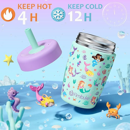 Fimibuke Toddler Cups Spill Proof, 12 OZ Sippy Cup - Image 3