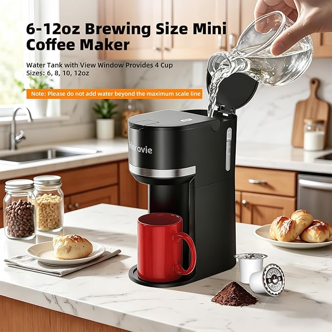 Horavie Small Single Serve Coffee Maker - Image 6