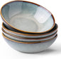 AmorArc Ceramic Cereal Bowls Set of 4, 24 oz Handmade Stoneware Bowls by AmorArc