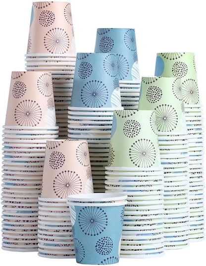 Clawsoff 300 Pack 3 oz Paper Cups Small Disposable Mouthwash Bathroom Cups | by BuyNow