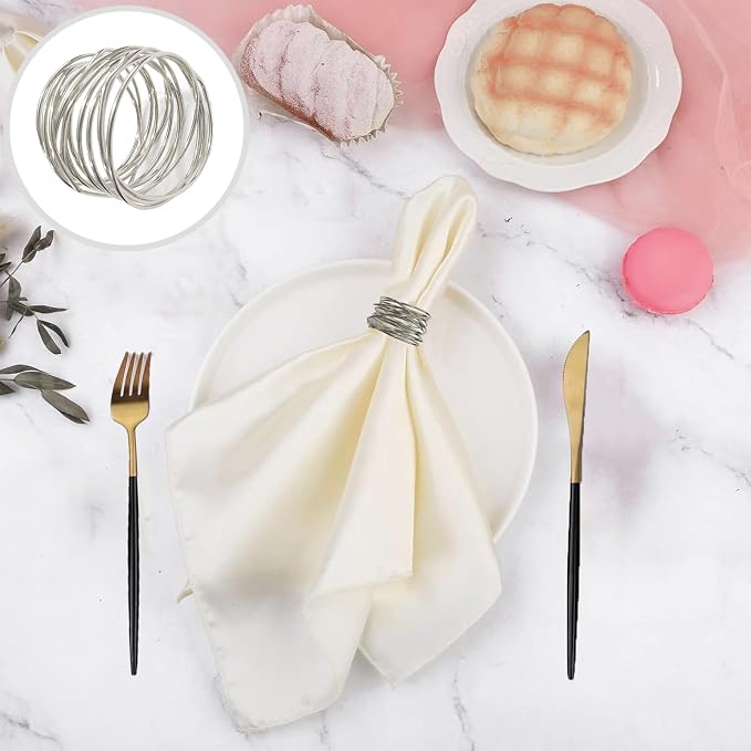 Silver Napkin Rings - Image 6