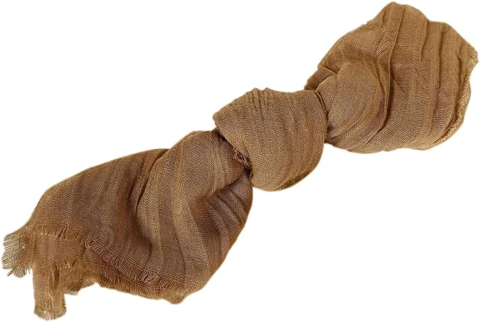 Efavormart 5 Pack 24"x19" Taupe Matte Gauze Cheesecloth Napkins, Neutral Soft - Image 7