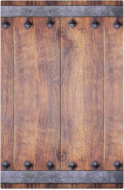 Light Switch Cover Rustic Farmhouse Barn Door Vintage Wood Wall Plate Cover 1 Gang Blank No Device Decorative Outlet Covers Electrical Switchplate for Bathroom Cabin Decor