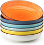 Sweese 6-Pack Ceramic Pasta Bowls, High-Grade Durable Professional Quality by Sweese