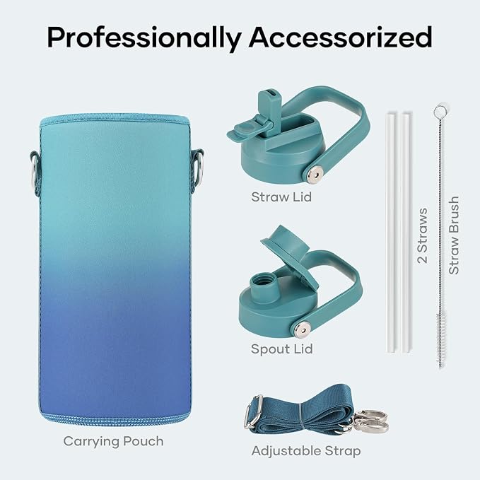 BUZIO Insulated Stainless Steel Water Bottle 32 oz - Image 6