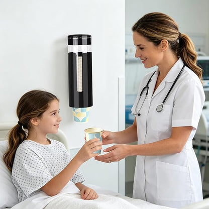 Cup Dispenser, Wall Mount Water Cooler Cup Dispenser | fits 4-7 oz Disposable - Image 8