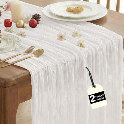 IVAPUPU Ivory Table Runner 120 Inches by IVAPUPU