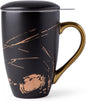 AmorArc Tea Cup With Infuser and Lid, 18oz Loose Leaf Tea Mug With Steeper | by AmorArc