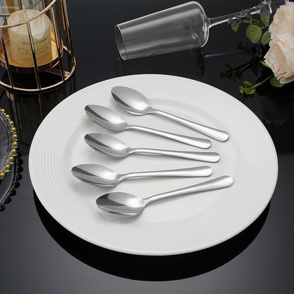 Windsor 36-Pcs Stainless Steel Dinner Spoons, Metal Spoons - Image 7