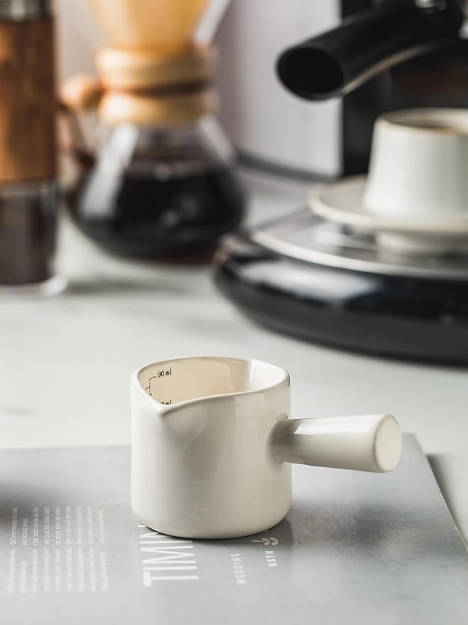 Ceramic Espresso Cup, Espresso Measuring Cup Espresso Shot Cups 3 OZ | Espresso - Image 9