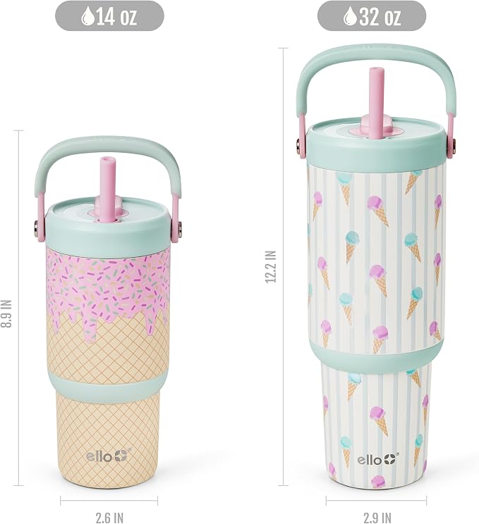 Ello Oasis Go+ 32oz Insulated Stainless Steel Tumbler - Image 8