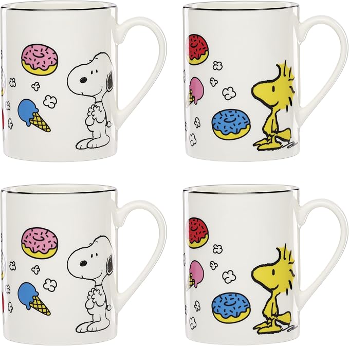 Lenox Chef Snoopy Porcelain Mug Set by Lenox