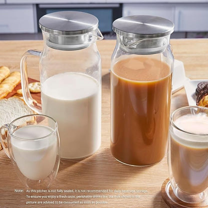 2 Liter 68 oz Glass Pitcher - Image 6