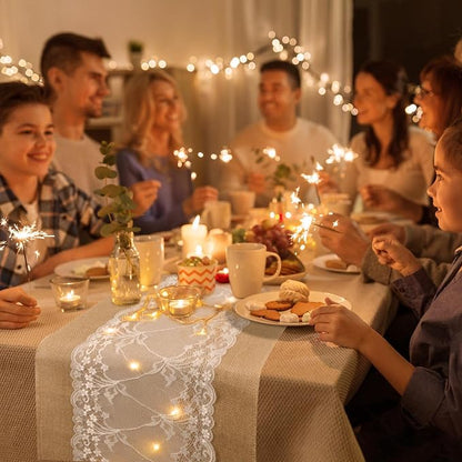Xinnun 6 Pack Burlap Table Runner - Image 6