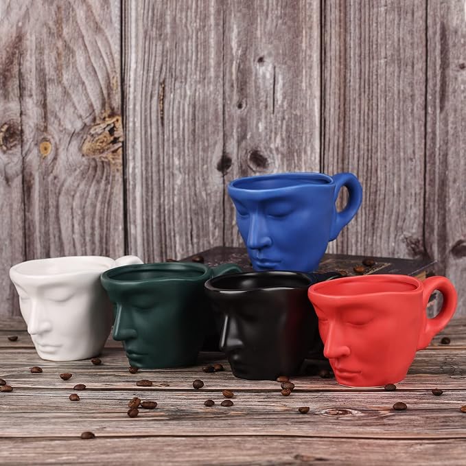 Tea Cup and Saucer Set Ceramic Kissing Couple Coffee Mug Set - Image 8