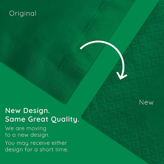 Hunter Green Luncheon Napkin, 2 Ply - Image 5