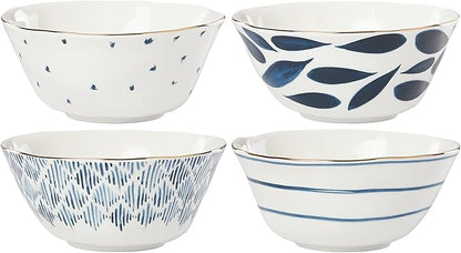 Lenox Blue Bay 4-Piece All Purpose Bowl Set, 3.60 LB by Lenox