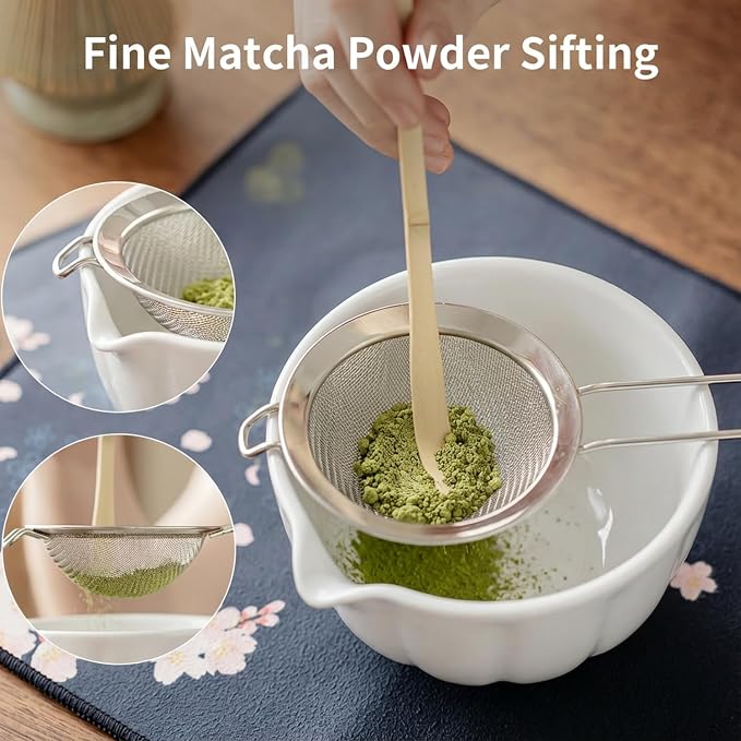 8 Pcs Matcha Whisk Set, HTRCXB Matcha Set - Image 4
