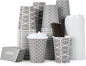 JOLLY PARTY 12 oz Paper Coffee Cups, Disposable Coffee Cups by JOLLYPARTY