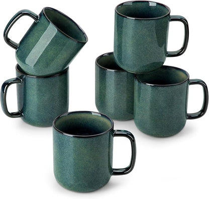 vancasso STARRY Coffee Mugs Set, 16 oz Ceramic Coffee Cups by vancasso
