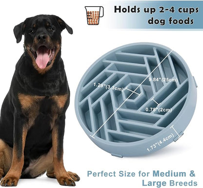 TOBYTO Slow Feeder Dog Bowls Large Medium Breed, Anti-Choking Slow Eating Dog - Image 5