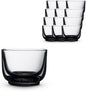 Fellow Pirch Cortado Cups 4.5 oz, Soda Lime Glass Smoke | Curved Interior by Unknown