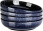 S&Q'S CERAMICS Large Serving Bowls Set of 4, 65 ounce Large Salad Bowls by SQsCeramics
