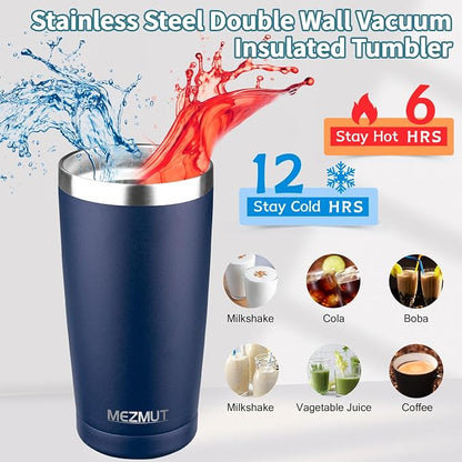 MEZMUT 20oz Insulated Tumbler Travel Coffee Mug - Image 2