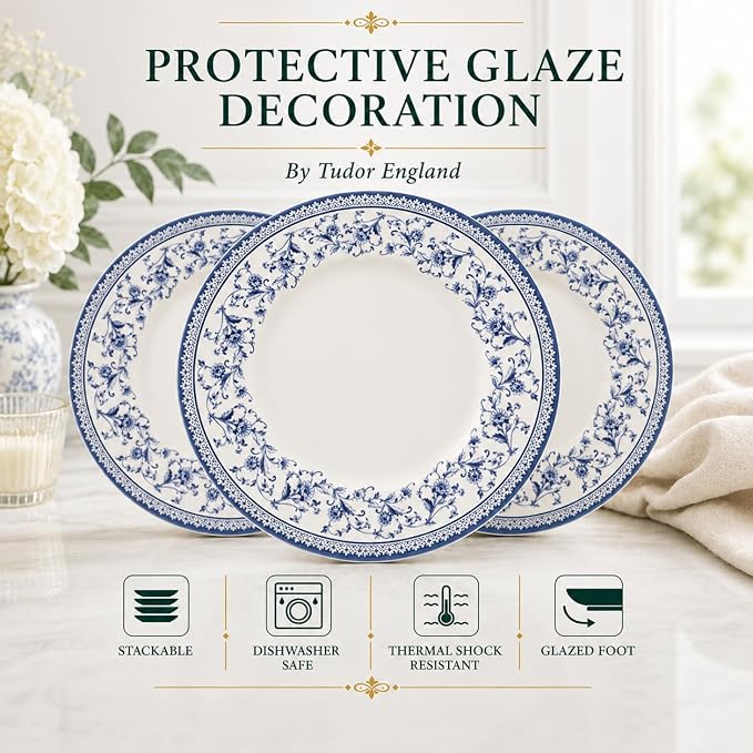 24-Piece Porcelain Dinnerware Set - Image 5