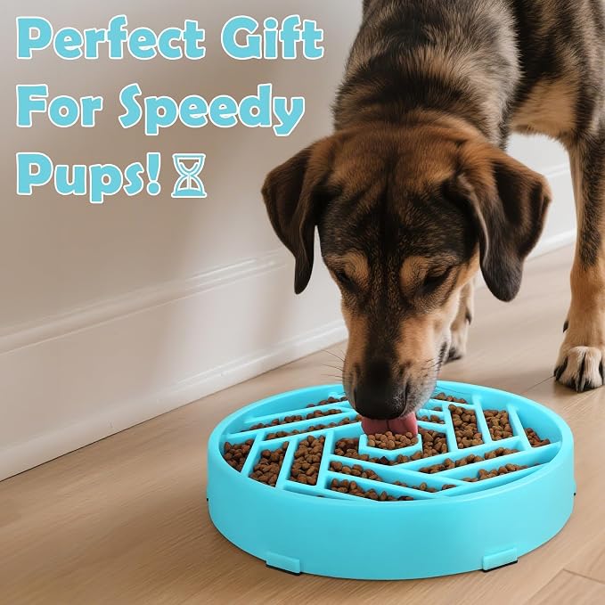 TOBYTO Slow Feeder Dog Bowls Large Medium Breed, Anti-Choking Slow Eating Dog - Image 9